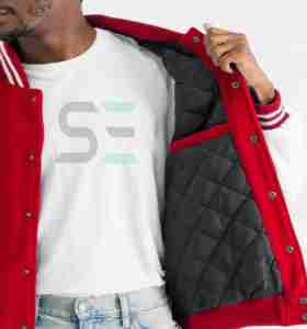 Chaqueta universitaria de alta calidad para hombre, ropa informal de otoño, ropa de calle más vendida, diseño de moda personalizado, tela de lana MOQ baja - Product Image 4