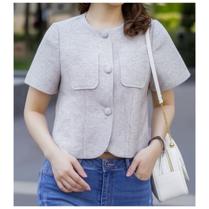 เสื้อเชิ้ตสตรีทแวร์ผู้หญิงใส่ในฤดูร้อนเสื้อผ้าแฟชั่นสไตล์เวียดนามลำลองหรูหรา - Product Image 4