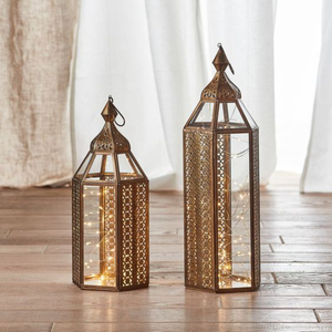 Décoration de table Style marocain lanterne meilleure qualité décor à la maison bougie lampe accessoires de table en gros pour les exportateurs de l'inde - Product Image 2