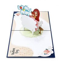 Nouvelle Arrivée 3D Pop-up Carte de Vœux Cadeau Fête des Mères de HMG Vente en Gros au Vietnam