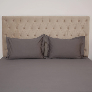 ผ้าปูที่นอนผ้าฝ้ายเกรดโรงแรมสีเทาล้วนสไตล์โมเดิร์นพร้อมความหรูหราสำหรับฉลากส่วนตัว - Product Image 4