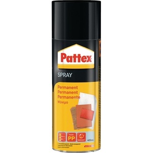 Pattex Power Spray 400 ml – Adhésif permanent transparent/beige clair pour loisirs créatifs - Product Image 1