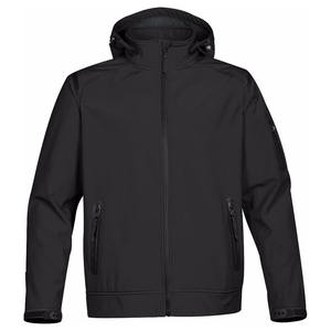 Veste coupe-vent softshell imperméable de haute qualité avec capuche Vêtements de sport zippés d'extérieur Logo personnalisé OEM Vente en gros - Product Image 4