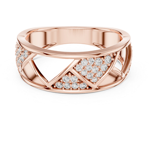 Anillo de Compromiso Clásico con Diamante Cultivado en Laboratorio, Oro Rosa de 14K, Corte Redondo, 0.32 Quilates, Certificado IGI, para Mujer |   Diamante Cultivado Nuevo - Product Image 1