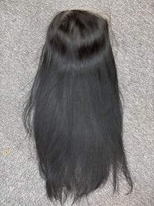 Peluca con malla frontal de Venta caliente Extensiones de cabello natural recto Peluca con cierre frontal de encaje HD - Product Image 3