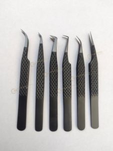 แหนบขนตาสแตนเลสปลายโค้งมนอุปกรณ์ขนตาเพิ่มวอลลุ่มดูแลความงามฉลากตามสั่ง - Product Image 5