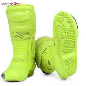 Zapatos de moto para hombre con absorción de impactos y Elegante ropa de calle, zapatos de motociclista protectores para hombre - Product Image 6