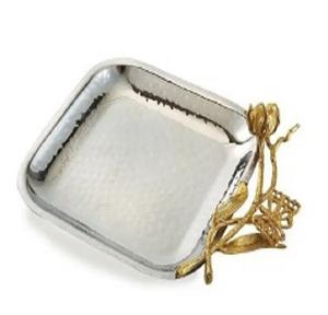 Brass Antique <b>Rectangular</b> Serving Tray Luxury Custom Printed Stainless Steel Metal Serving Tray/ <b>Mirror</b> Polishing Trays - Product Image 2
