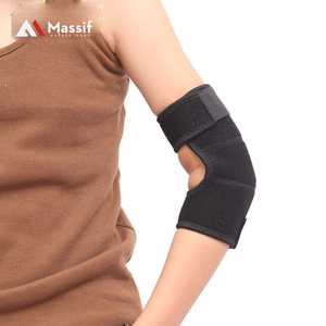 Hot Sale Customized Logo Gym <b>Copper</b> Knit Elbow Compression Sleeves Neoprene Fitness Brace for Weightlifting Guaranteed Quality - Product Image 5