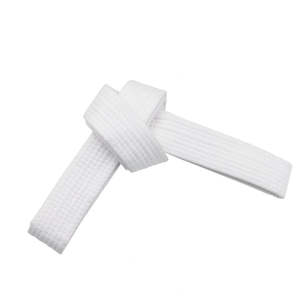 Material duradero hecho cosido reforzado artes marciales desgaste cinturones de Karate recién llegados Taekwondo Jiujitsu cinturón Unisex - Product Image 3