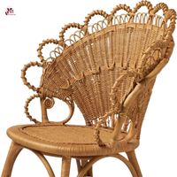 Chaise à nœud pour enfant, design moderne et mignon, en rotin naturel, par Viet Mai Lan, pour la vente en gros, fabriquée au Vietnam
