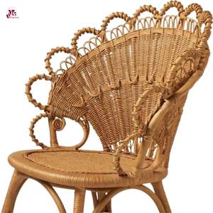 Mignon Toddler Bow Chair Naturel Enfants Rotin Chaises Usines Matériau Naturel pour Vente En Gros Fabriqué au Vietnam - Product Image 4