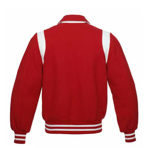 Chaquetas de Béisbol al por Mayor, Diseño de Logotipo Bordado de Moda OEM, Chaquetas Letterman Unisex, Chaquetas Bomber - Product Image 3
