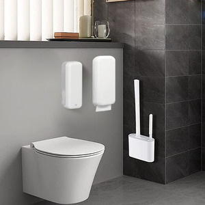 AF2定制标志商用Abs塑料N/Z交错纸巾架壁挂式<span class=keywords><strong>M</strong></span>折叠带锁纸巾架 - Product Image 6