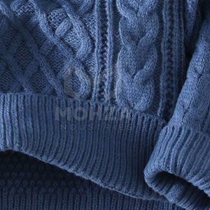 Pulls d'hiver pour hommes adultes à manches longues en coton/laine respirant, personnalisables, vêtements d'extérieur - Product Image 4