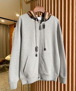 Comercio Transfronterizo, Versión Europea y Estadounidense, Estilo Británico, Sudadera con Capucha para Hombre y Mujer, con Cordones, Forro Polar de Invierno, Resistente al Viento, Bordada - Product Image 6