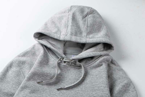 Sweat à capuche oversize unisexe tendance 2025, coupe classique, 100% coton molletonné, personnalisation hivernale, broderie - Product Image 3