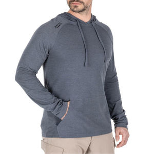 Sweat à capuche personnalisé 100% coton avec logo brodé 3D, fermeture éclair, respirant, pour homme et femme, hiver, sérigraphie lavée, service OEM - Product Image 2