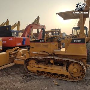 Bulldozer d'occasion Caterpillar D3C, marque japonaise d'origine, 5 tonnes, petit bulldozer, bulldozer sur chenilles, équipement de lame, machine - Product Image 2