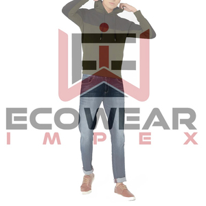 เสื้อฮู้ดผู้ชายพิมพ์ลายสำหรับฤดูใบไม้ผลิสินค้าใหม่ทำจากโพลีเอสเตอร์เสื้อผ้ากีฬาแฟชั่นออกแบบโลโก้ได้ตามต้องการ - Product Image 4