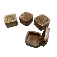 Brûleur à Bakhoor en bois de forme carrée au design fabuleux, couleur rose et noir, qualité élégante pour la décoration du salon, de l'hôtel, bois de santal