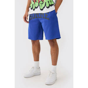 Shorts décontractés en coton pour hommes à la mode de haute qualité respirant Fitness été solide motif poche taille élastique pour la course en plein air - Product Image 1