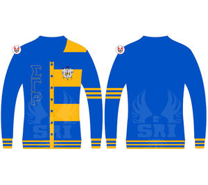 Cárdigans Acrílicos Bordados para Mujer de la Hermandad Sigma Gamma Rho |   Suéter Cárdigan Acrílico Personalizado Sublimado para Mujer, Diseño de Hermandad - Product Image 5