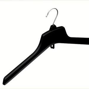 Hot Bán <span class=keywords><strong>17</strong></span>-Inch Kim Loại Móc Áo Khoác Nhựa Móc Áo Thân Thiện Với Môi Không Gian Tiết Kiệm Tùy Chỉnh Màu Sắc Cho Tủ Quần Áo - Product Image 1