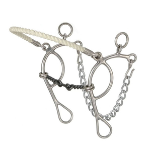 Combo de Mordaza y Brida Ajustable, Reutilizable, Duradera y Ligera, Tamaño Estándar, para Caballos, Uso Veterinario Occidental, Animales Grandes - Product Image 2