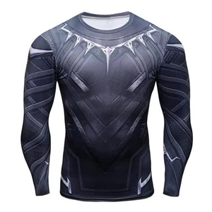 Custom BJJ Rash Guard Polyester Breathable Sublimation <b>Printed</b> High Quality Custom Design Rash guard Men Rash Guard - Product Image 1