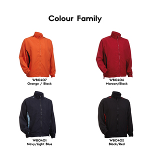 Coupe-vent unisexe à fermeture éclair complète OREN SPORT Veste unie Microfibre 125 grammes Coupe-vent à séchage rapide - Product Image 3