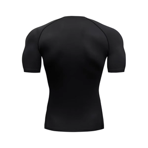 Latest Collection Unique Style Men's MMA Rash Guard Customized Color <b>Printed</b> Breathable Spandex/Polyester UV Protection - Product Image 3