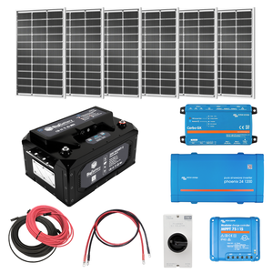 Victron Phoenix & BigBattery 24V Mobile Field <b>Power</b> <b>Kit</b> 1200W Pure Sine Wave Inverter <b>Solar</b> System - Product Image 1