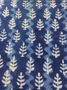 Impresión de bloque de mano azul índigo para acolchado, confección de vestidos, tela de estampado floral azul por yardas tela de algodón tela para tapicería. - Product Image 6