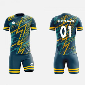 Uniforme de Fútbol Personalizado, Camiseta de Fútbol Transpirable de Secado Rápido, Sublimada, 100% Poliéster, Diseño Personalizable de Inglaterra - Product Image 2