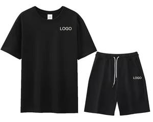 Ensemble T-shirt et short pour homme de qualité supérieure, léger, prix de gros, sur mesure, respirant, dernier design, ensemble T-shirt et short pour homme - Product Image 4