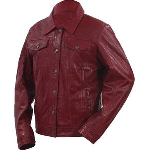 Chaquetas de Hombre Hechas a Medida, Chaqueta Trucker de Diferentes Colores, Moda Superior en Venta, Chaquetas de Cuero Trucker de Colores para Hombre - Product Image 4