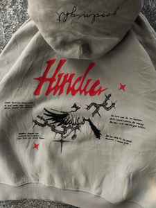 เสื้อแจ็กเก็ตมีฮู้ดสำหรับผู้ชายเสื้อแจ็กเก็ตมีฮู้ดแบบรูดซิปรูดซิปสำหรับสตรีทแวร์ผ้าฝ้าย GSM 450ออกแบบได้ตามต้องการ - Product Image 3