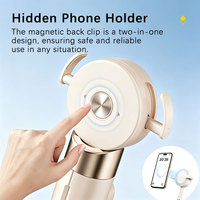 Tongkat Selfie Magnetik Dua Sisi 1.7M Bluetooth Tripod Otomatis Tersembunyi Penjepit Ponsel Baru