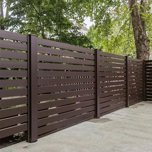 Nouveau style de garde-corps artistique en aluminium, clôture de villa élégante, mur communautaire pour jardin, cour, vie extérieure moderne, vente en gros - Product Image 5