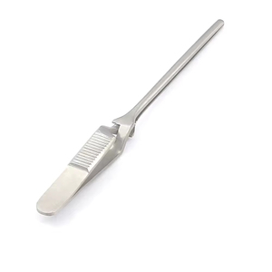 Pince pour bouledogue Dieffenbach Pinces pour bouledogue en acier inoxydable dentelé courbé Pince pour bouledogue chirurgical de marque privée - Product Image 2