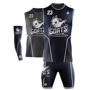 Uniformes de football de drapeau de compression sublimés personnalisés PURE Performance Capuche Réservoir Chemises de compression sans manches Maillots de football - Product Image 4