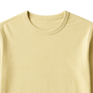 Camiseta de Manga Larga para Hombre, Cuello Redondo, 100% Algodón Orgánico de Lujo, Preencogida, Certificada por GOTS, Premium, Transpirable - Product Image 5