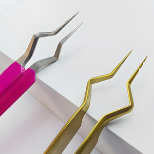 2025 recién llegado pinzas de aislamiento de marca para extensiones de pestañas pinzas de pestañas de aislamiento falso - Product Image 1