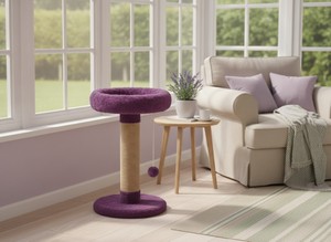 เสาข่วนเล็บคุณภาพสูง Amistar "Purple Wonder" สำหรับแมวทุกสายพันธุ์และทุกขนาด - Product Image 5