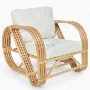 Best Selling Rattan Furniture Rattan Armchair Rattan Dining <b>Chair</b> High Quality and Good Price for Indoor <b>Outdoor</b> Wedding Party - Product Image 2