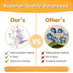 <span class=keywords><strong>Kit</strong></span> di Materiali per Uncinetto Personalizzato OEM/ODM all'Ingrosso, <span class=keywords><strong>Kit</strong></span> per Principianti per Realizzare Bouquet di Fiori all'Uncinetto - Product Image 4