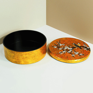 Meilleure offre boîte ronde en laque à bas prix pour les détaillants boîtes décoratives en laque à usages multiples - Product Image 3