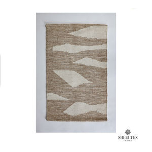 Trendy Modern 100% Alfombra de lana natural Rectángulo grande Diseño simple para el hogar o el hotel Lavable a precio de mercado - Product Image 6