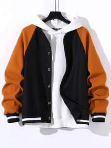 Ergonómico Varsity Streetwear Chaquetas clásicas de mezclilla Varsity Símbolo de logro icónico con estilo atemporal - Product Image 4